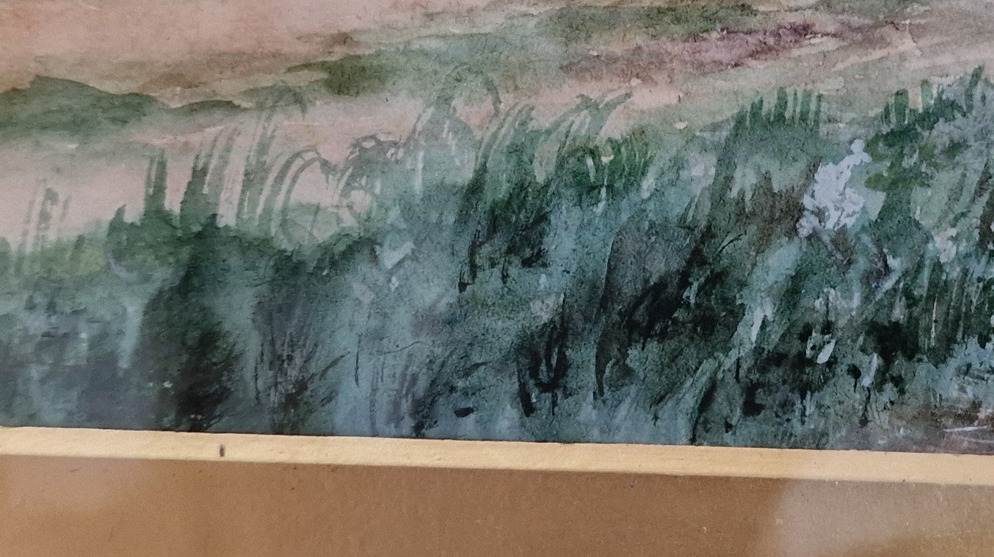 Vintage watercolour unkown artist